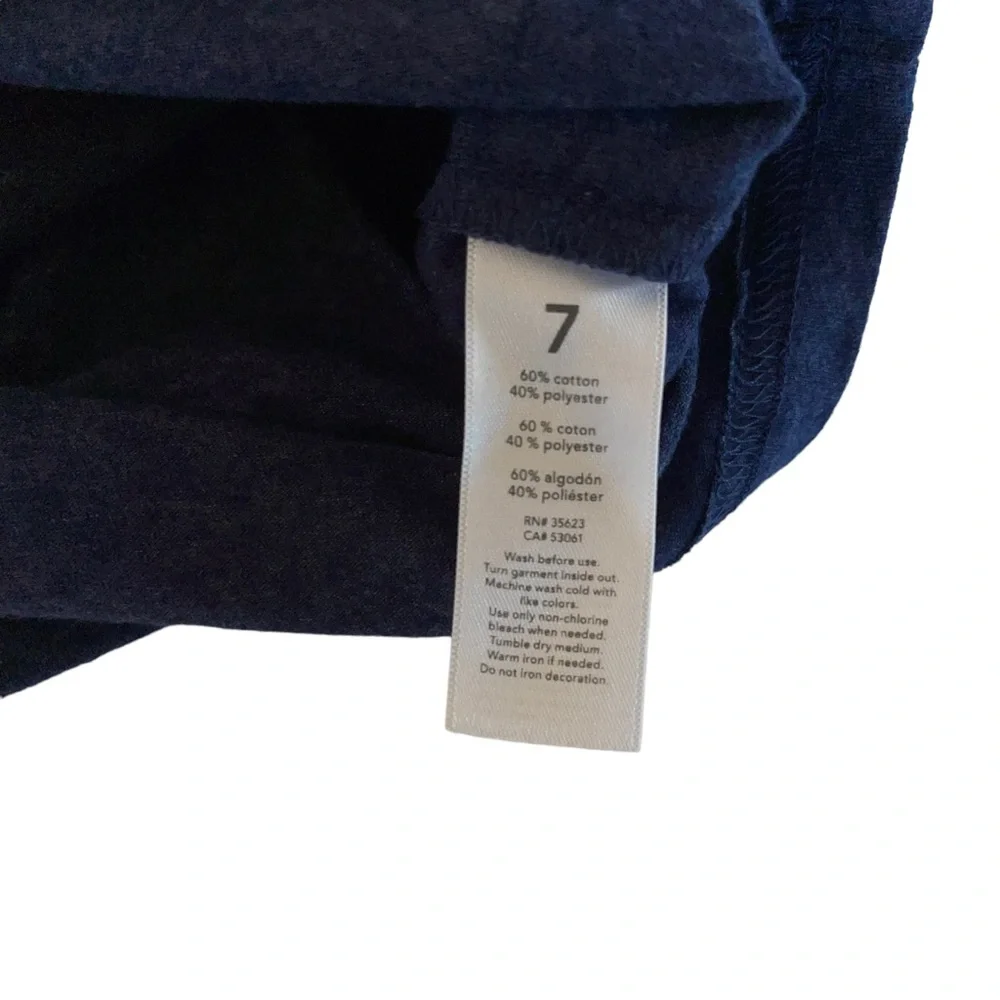 Carter's Boys Navy Blue Multicolor Shark‎ Shirt Size 7 EUC
